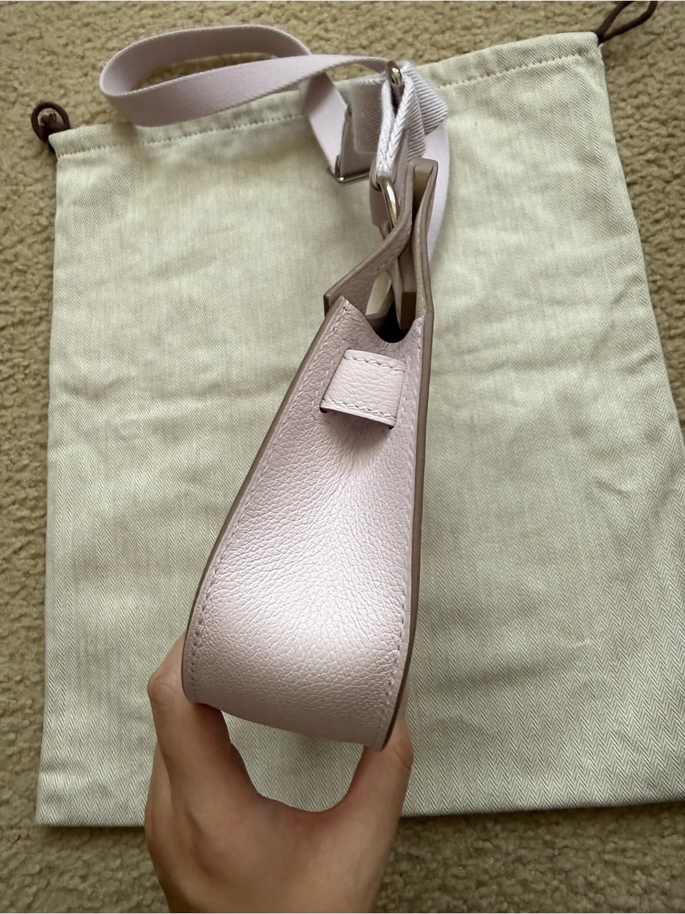 Hermes Mini Jypsiere Evercolor Mauve